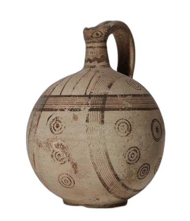 White Painted Oinochoe - image 1