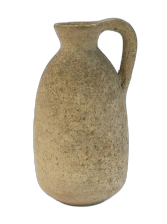 Plain White Funnel Jug - image 1