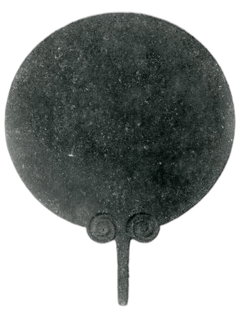 Bronze Palmette Mirror - image 1