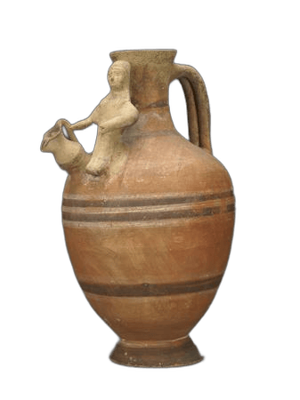 Bichrome Female Figurine Jug - image 1