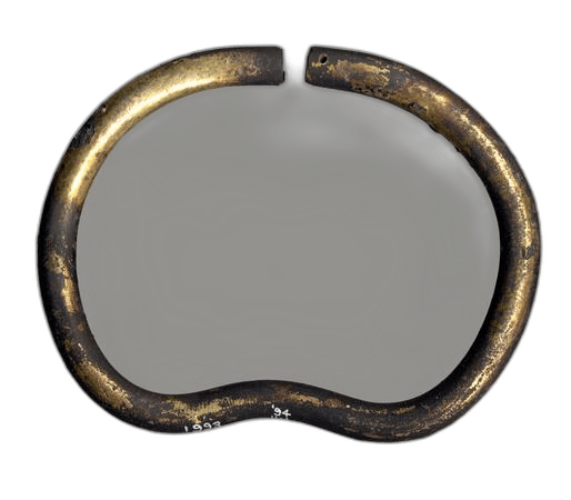 Gold-Plated Elliptical Bracelet - image 1