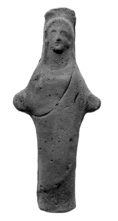 Terracotta Kalathos Figurine - image 1