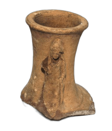 White Painted Woman-and-Pitcher Jug - image 1