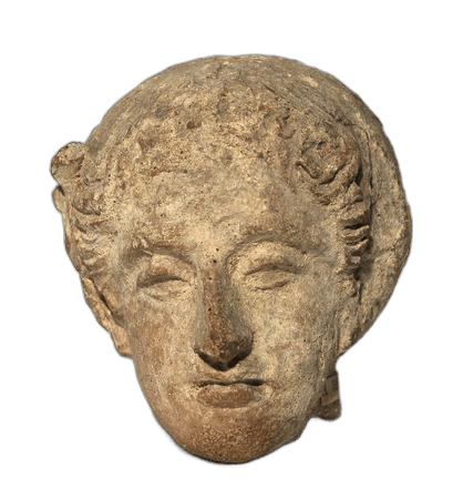 Terracotta Female Head - image 1