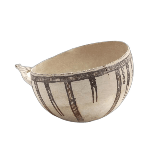 Cypriot Middle Bronze Age White Painted Ware Bowl - image 1