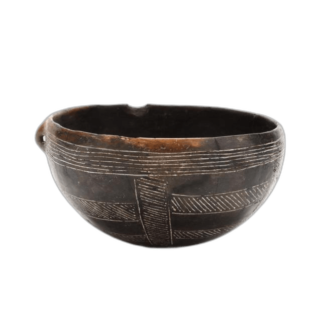Cypriot Early Bronze Age Polished Black Ware Bowl - image 1