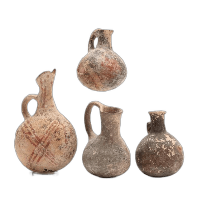 Four Cypriot Bronze Age Juglets - image 1