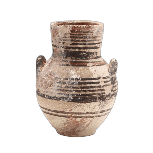 Cypro-Geometric Creme Ware Small Amphora - image 1