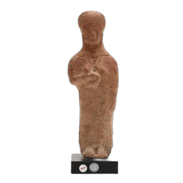 Cypriot Terracotta Statuette of a Female Votary - image 1