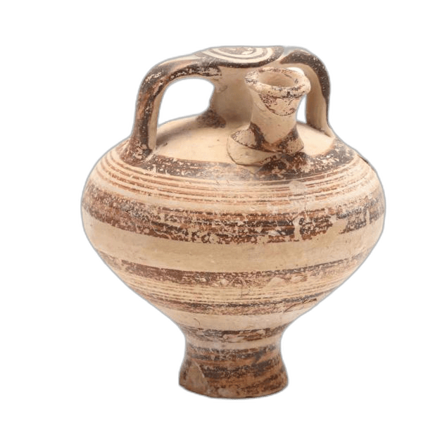 Cypro-Mycenaean Pottery Stirrup Jar - image 1