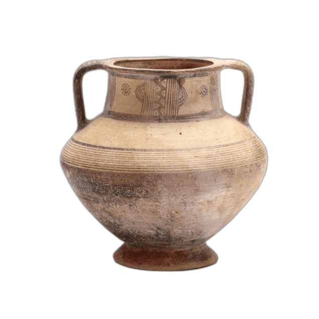 Cypro-Archaic Two-Handled Footed Amphora - image 1