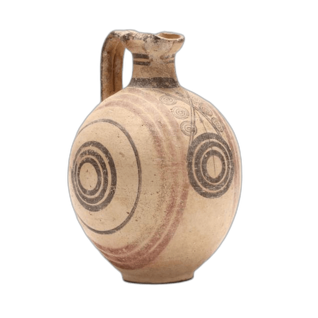 Large Cypro-Archaic Bichrome Jug - image 1
