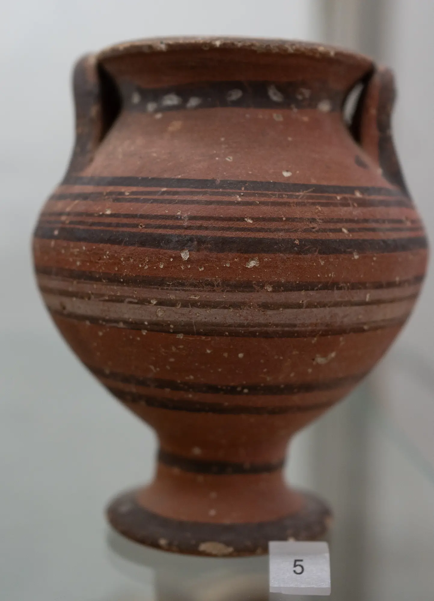 Bichrome on Red ware Jar - image 1