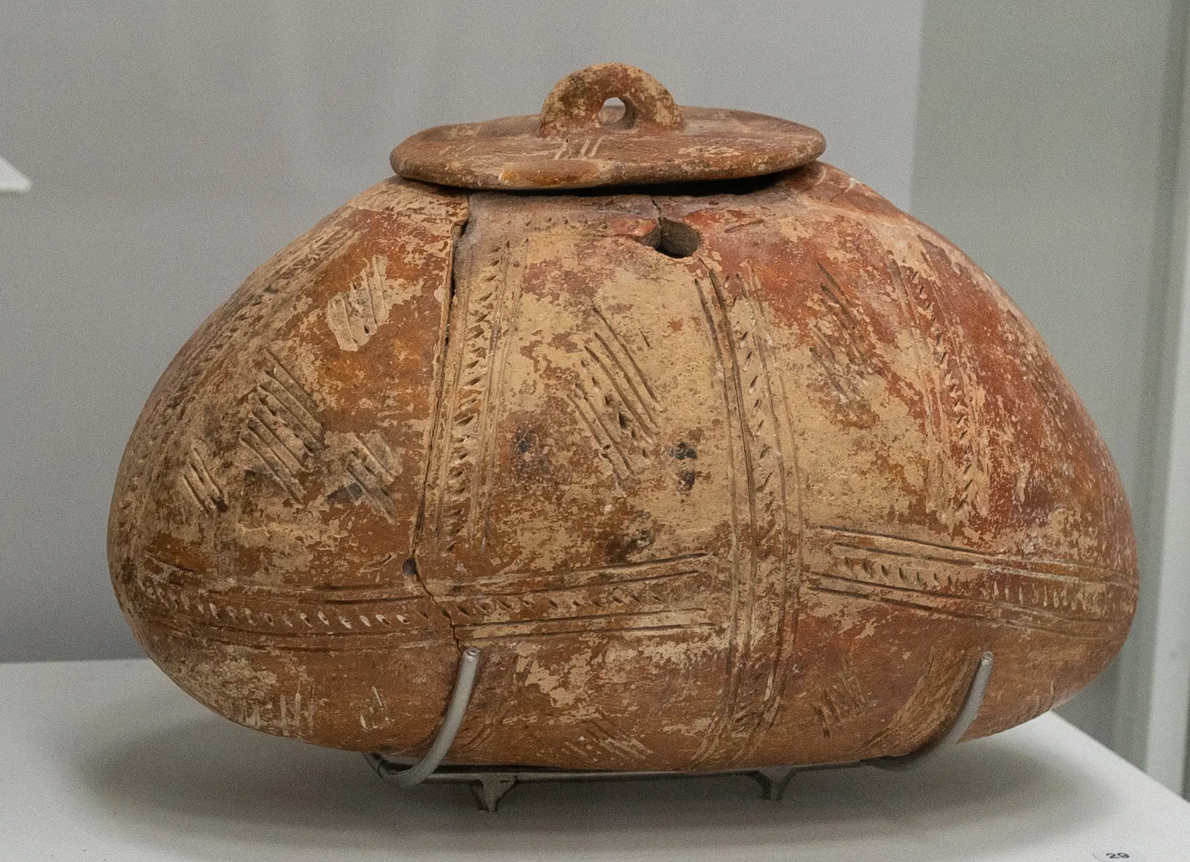 Red Polished Pyxis - image 1