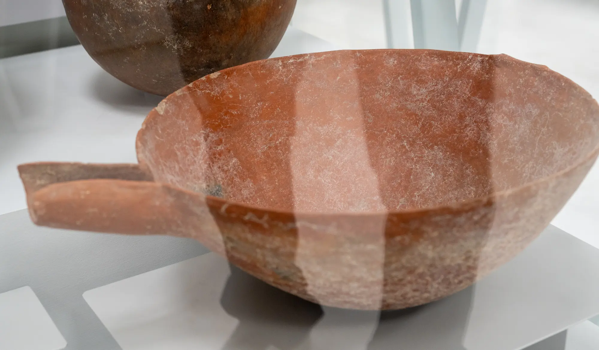 Red Polished Bowl with spout - image 1