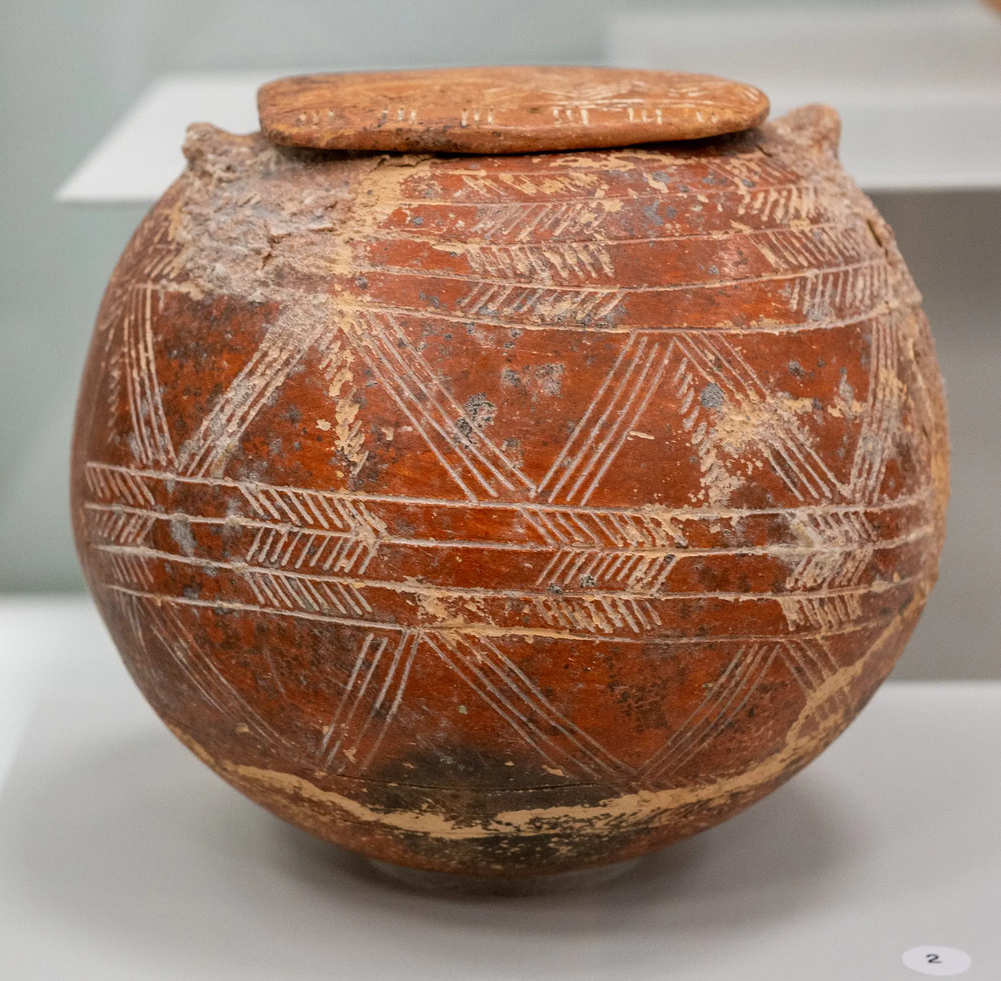 Red Polished Pyxis - image 1