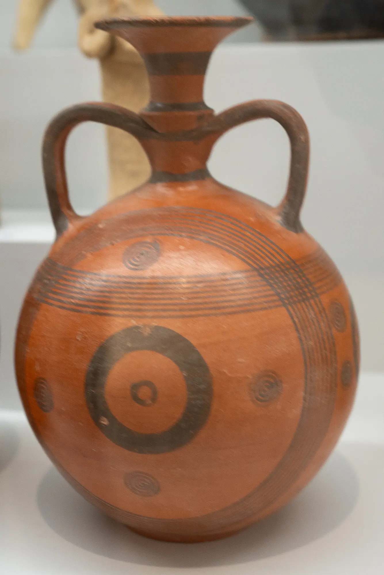 Black on Red Flask - image 1