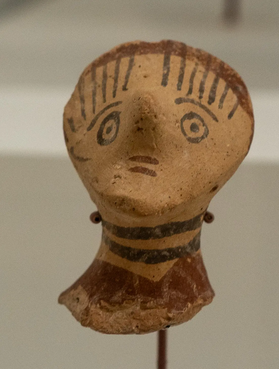 Bichrome Terracotta Head - image 1