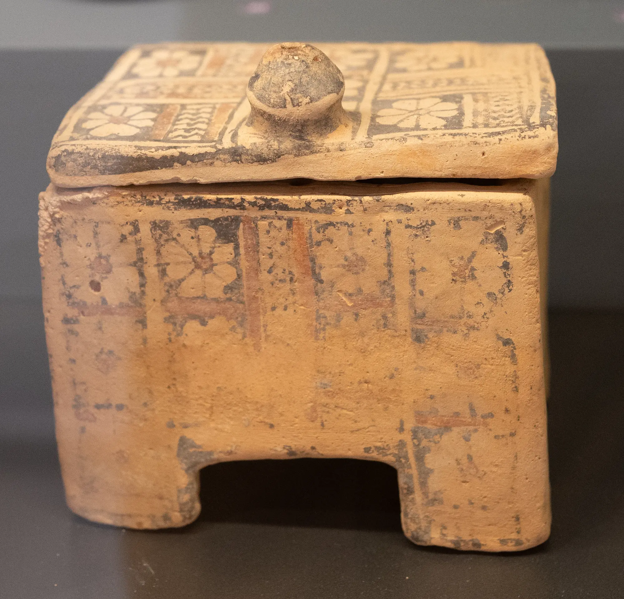 Bichrome Terracotta Box - image 1