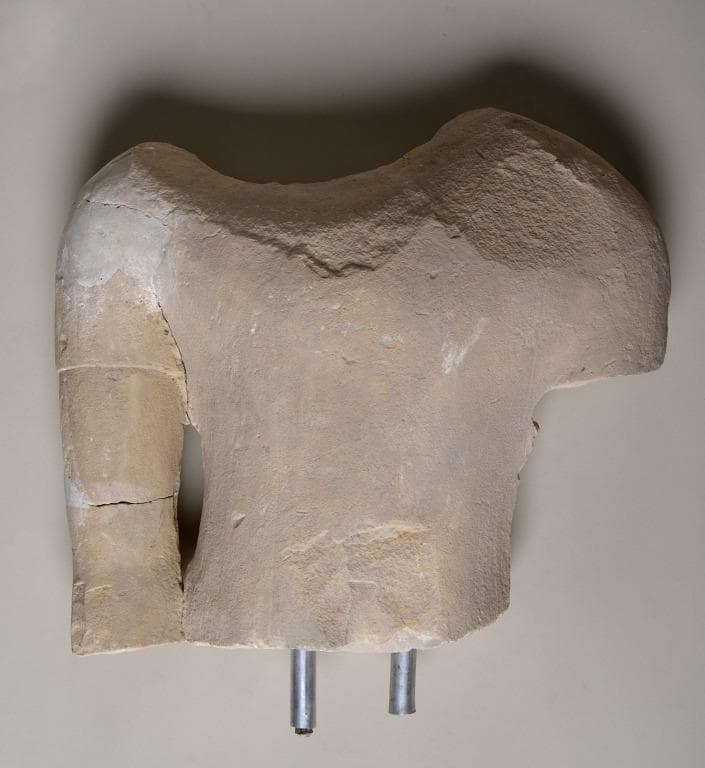 Torso from a male votive statue - image 1