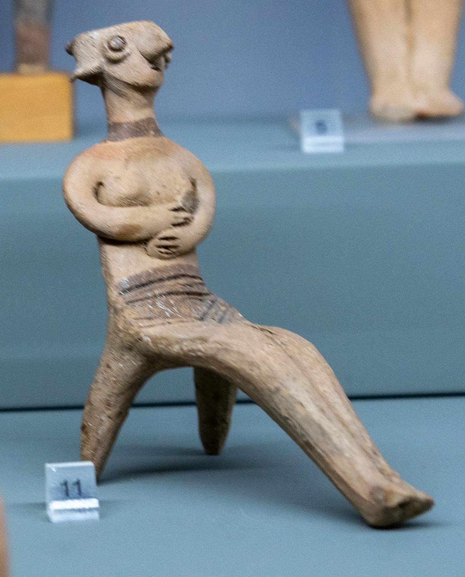 Seated Terracotta Figurine - image 1