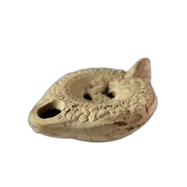 Oil lamp with horse motif - image 1