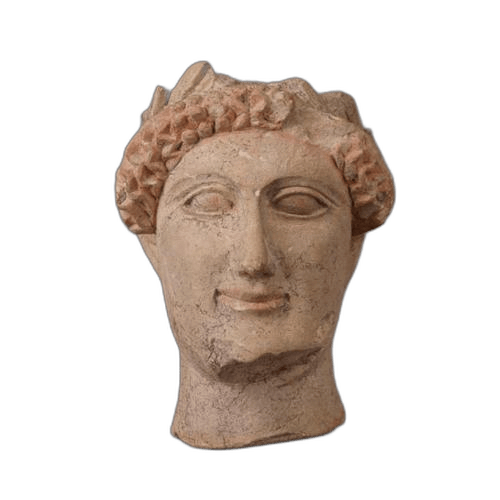 Head of wreathed youth - image 1