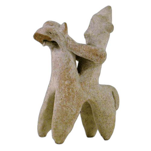 Horse-and-rider figure - image 1
