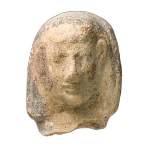 Head from a fragmentary figure - image 1