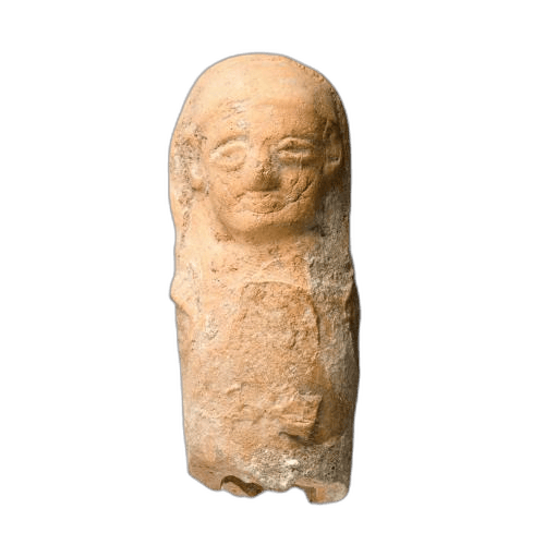 Head from a fragmentary figure - image 1