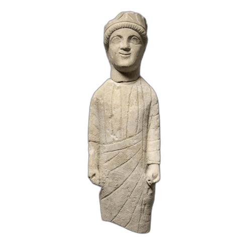 Head fragment from a votive figure - image 1