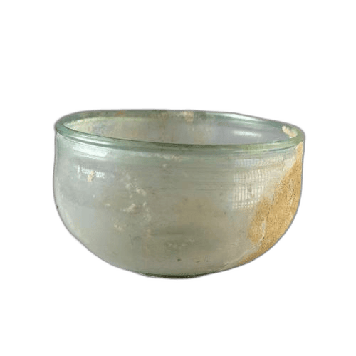 Round bellied bowl with small lip moulding - image 1
