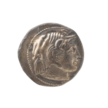 Tetradrachm with head of Alexander in an elephant skin - image 1