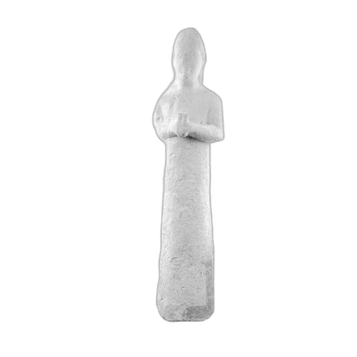 Figure of a draped male votary - image 1