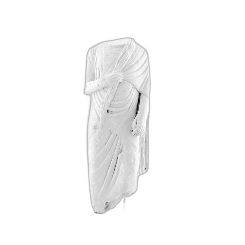 Fragmentary figure of male votary - image 1
