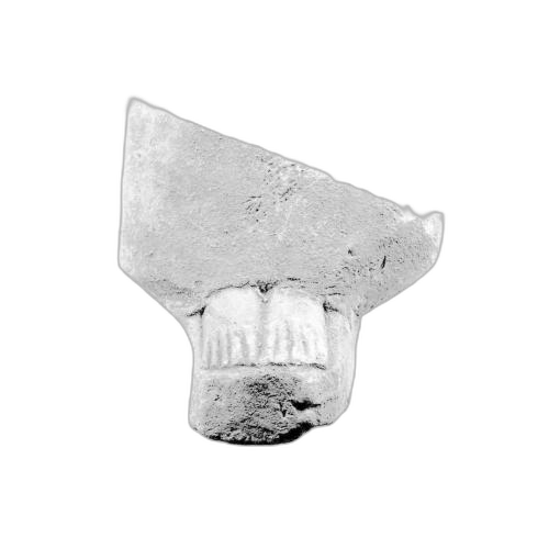 Lower section of male votary figure - image 1