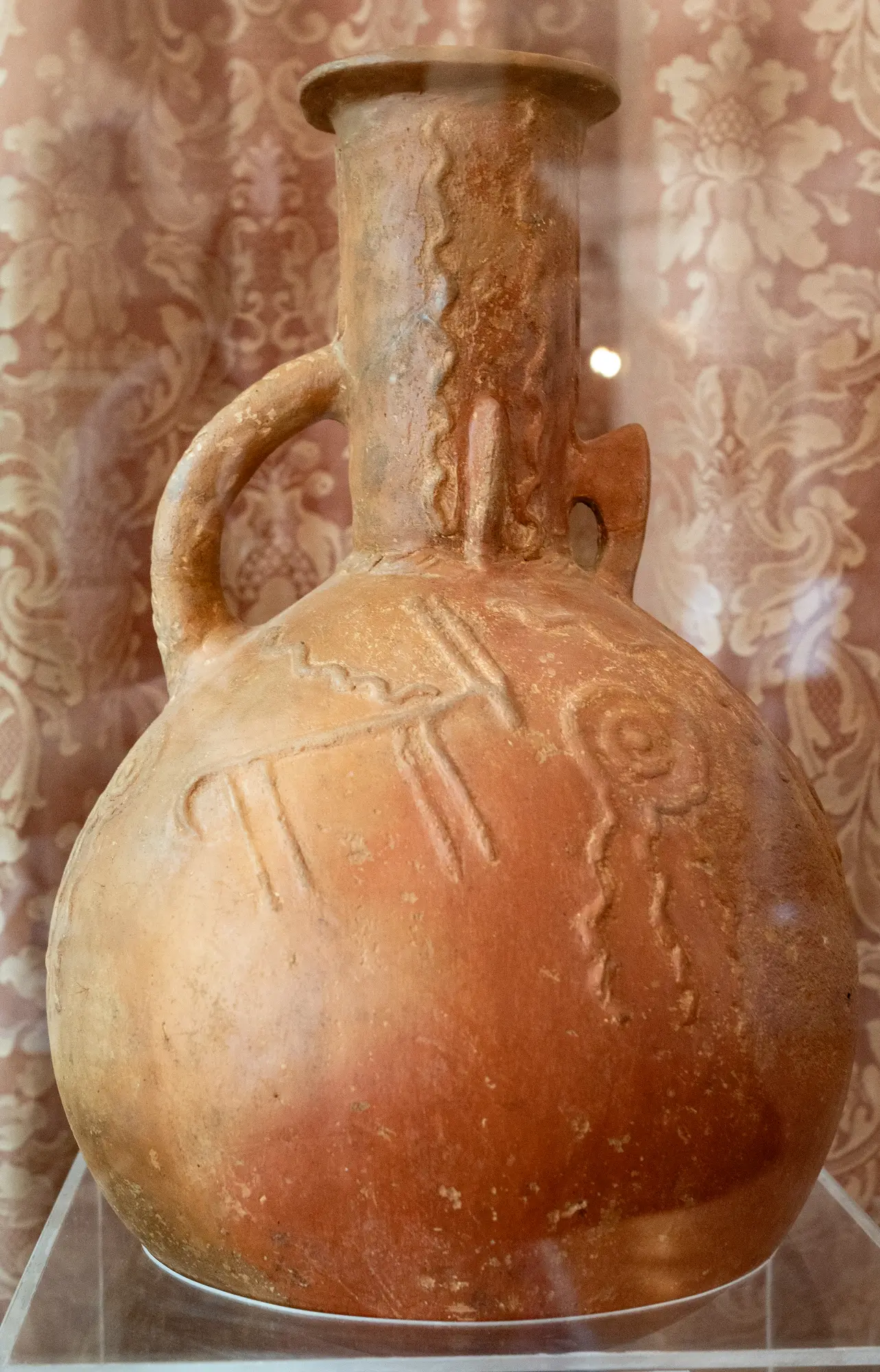Large Red Polished Flagon - image 1