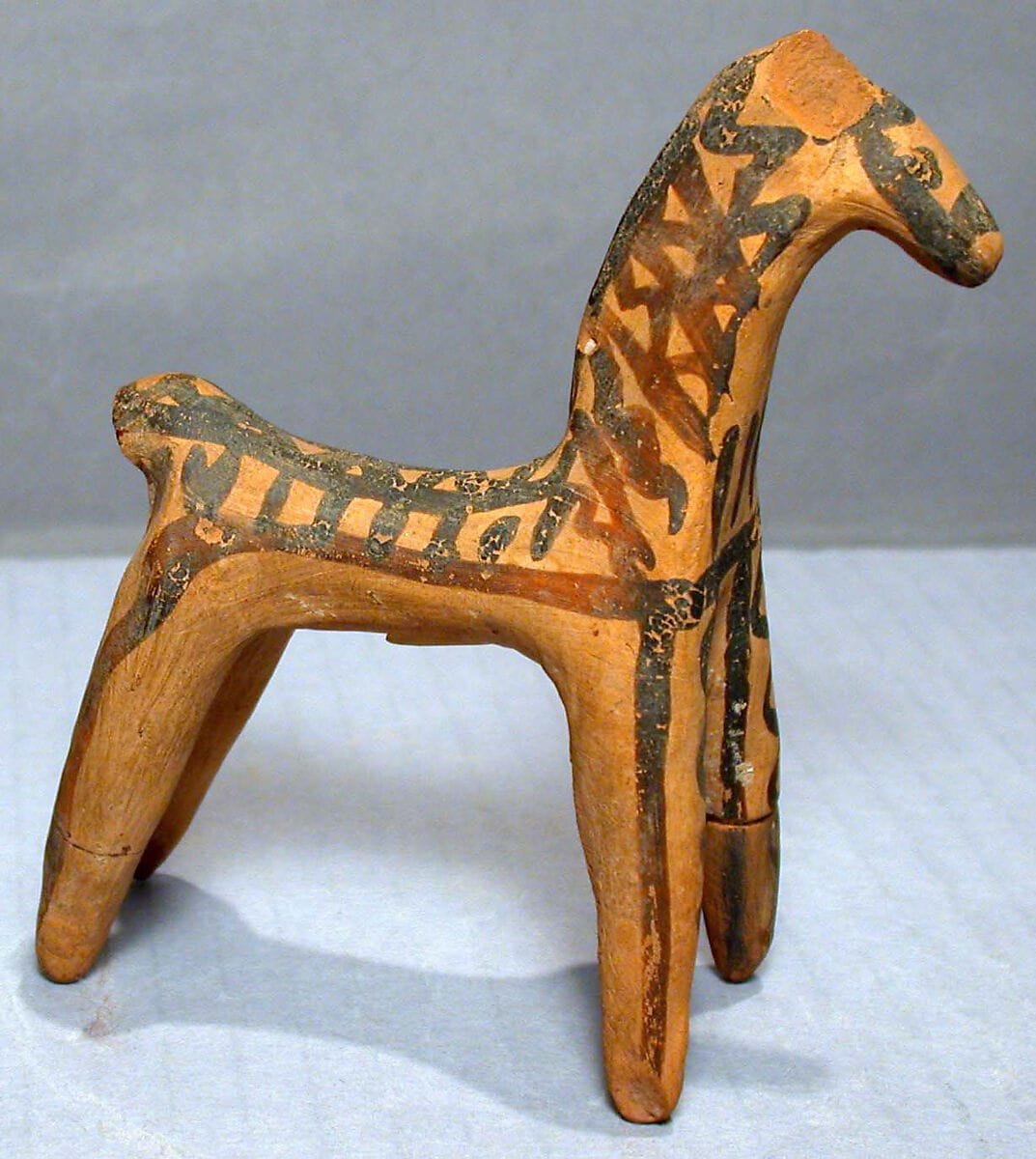 Terracotta statuette of a horse - image 1