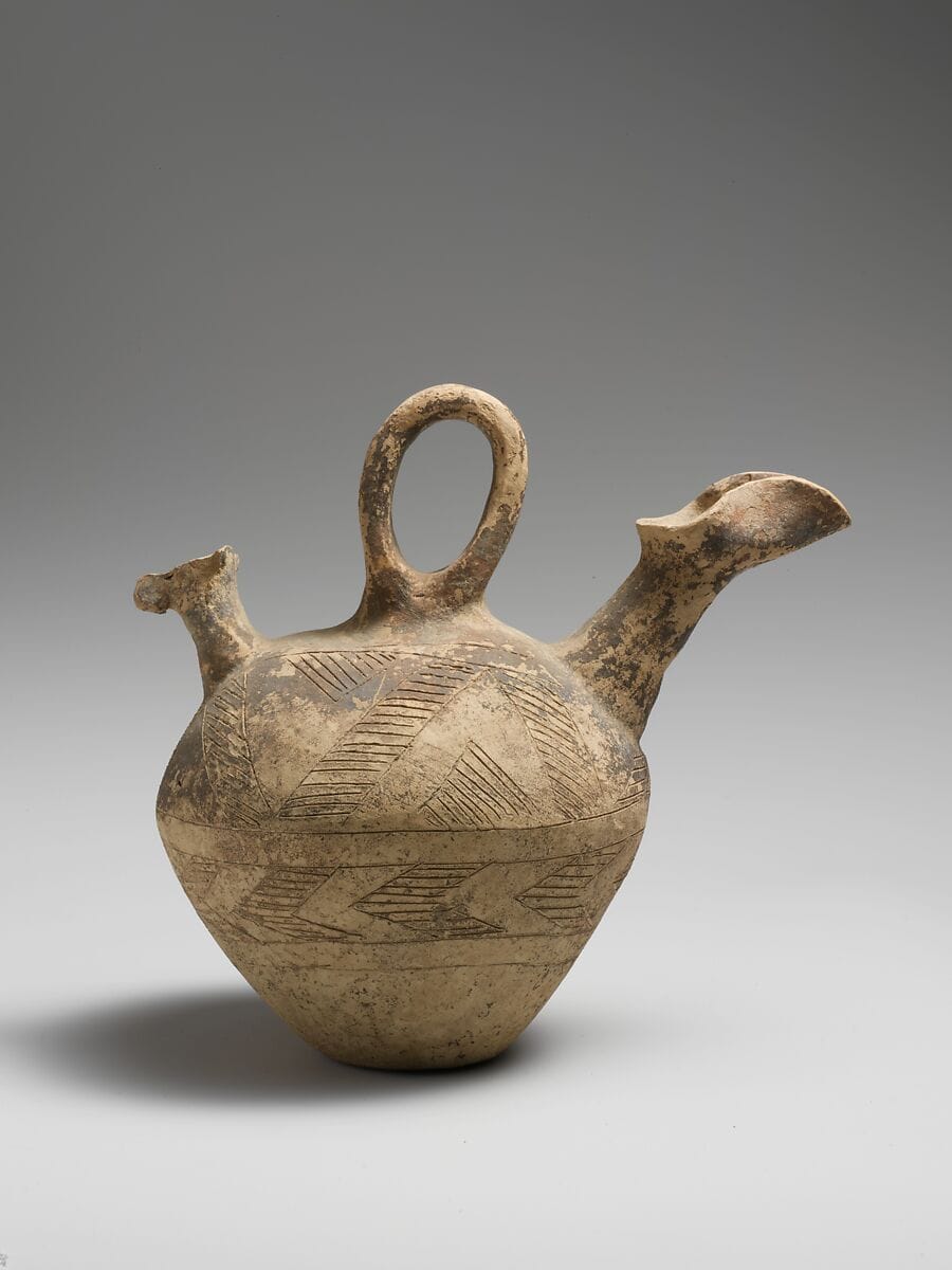 Terracotta zoomorphic askos (vessel) - image 1
