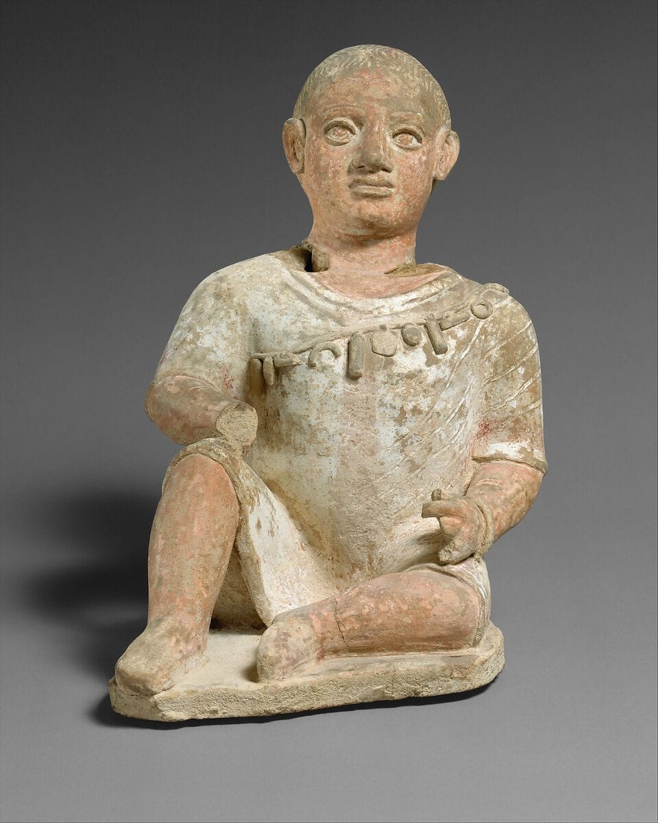 Seated boy - image 1