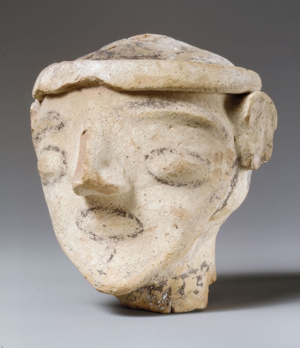 Terracotta male head - image 1