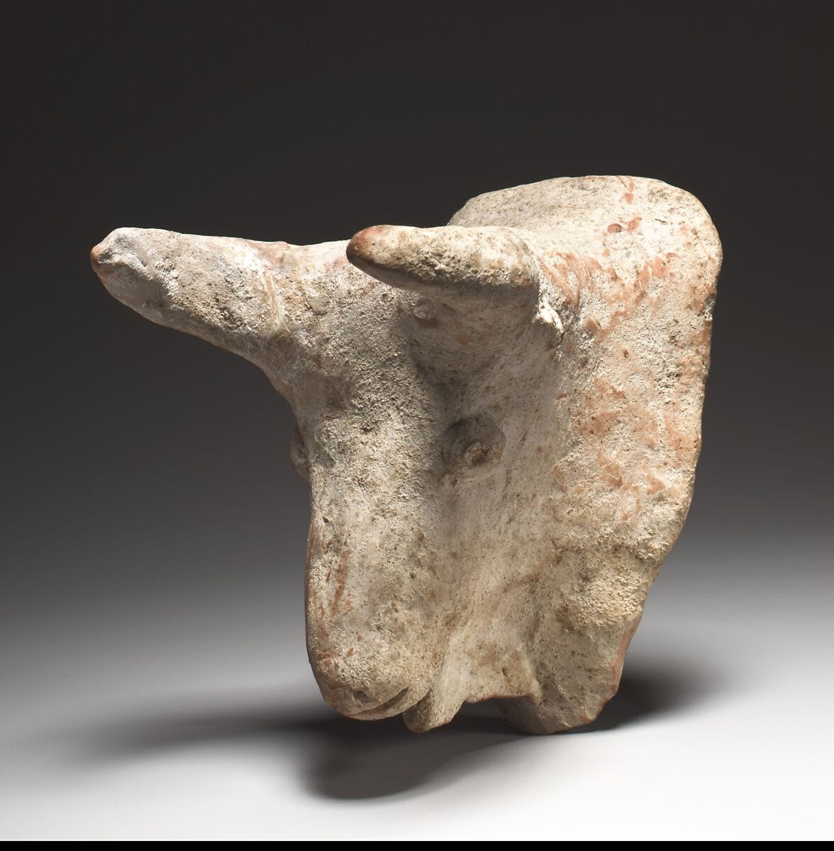 Terracotta mask in the form of a bull - image 1