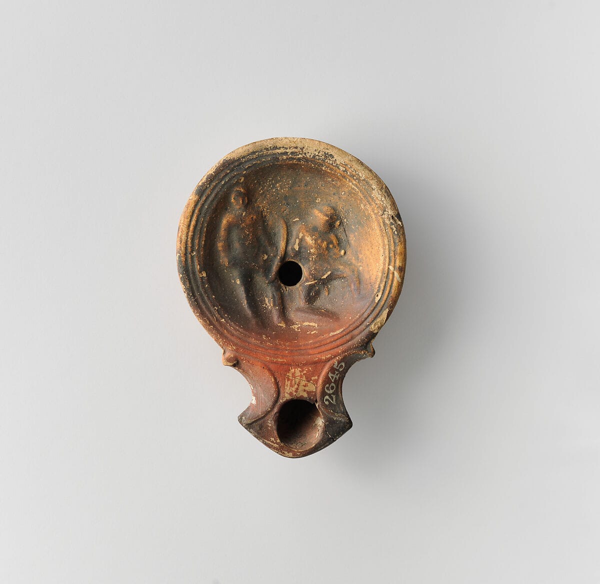 Terracotta oil lamp - image 1