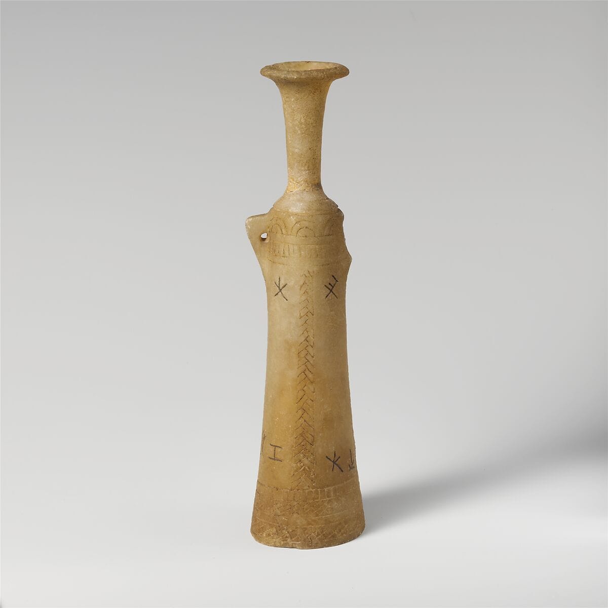Tall alabaster flask - image 1