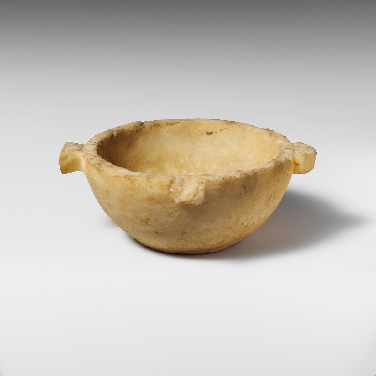 Alabaster mortar or deep bowl - image 1