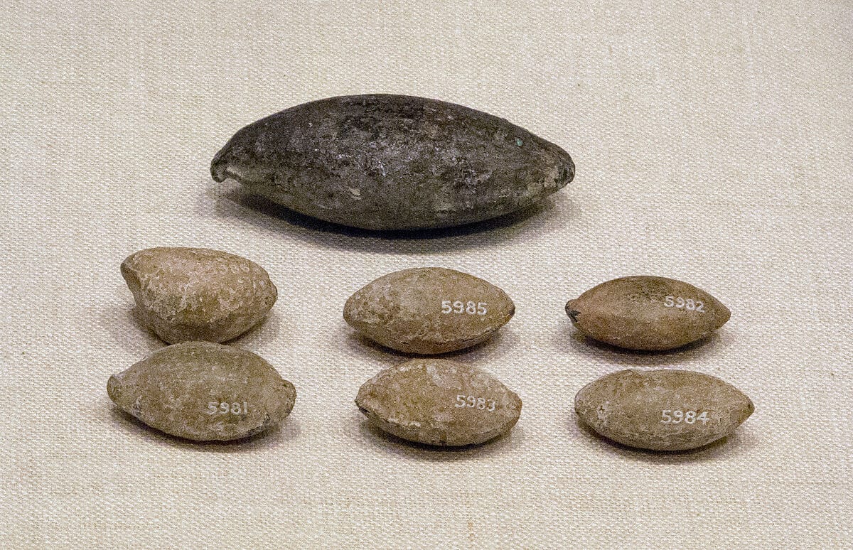 Lead sling bullet - image 1