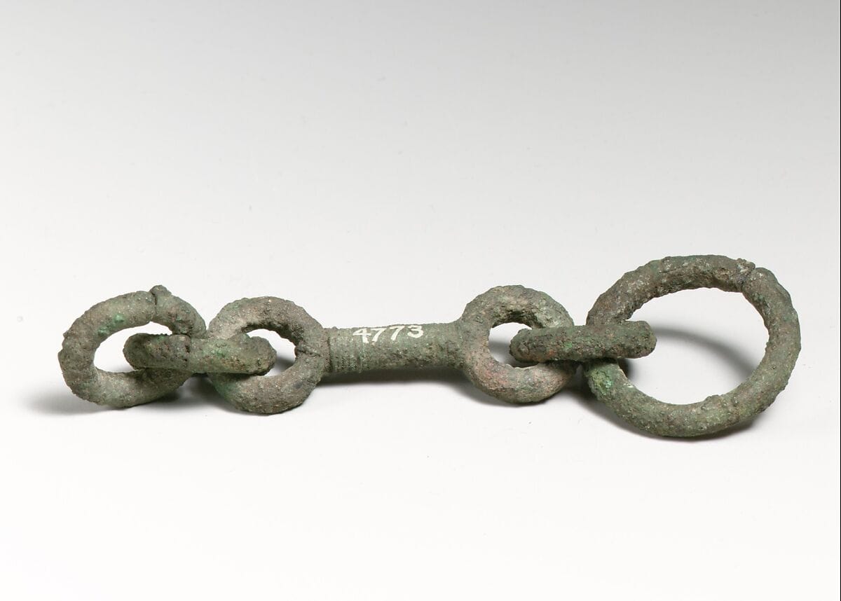 Part of a bronze bit - image 1