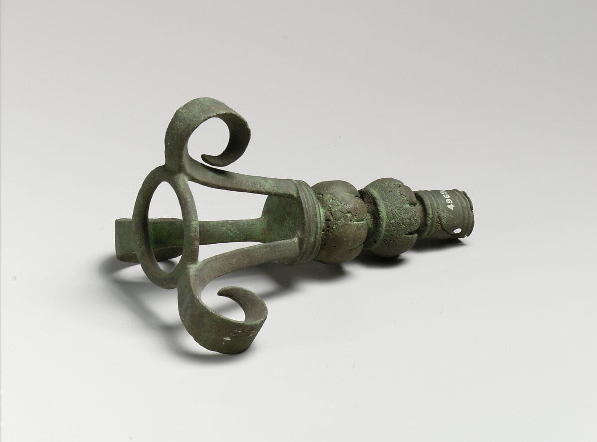 Bronze lampstand - image 1