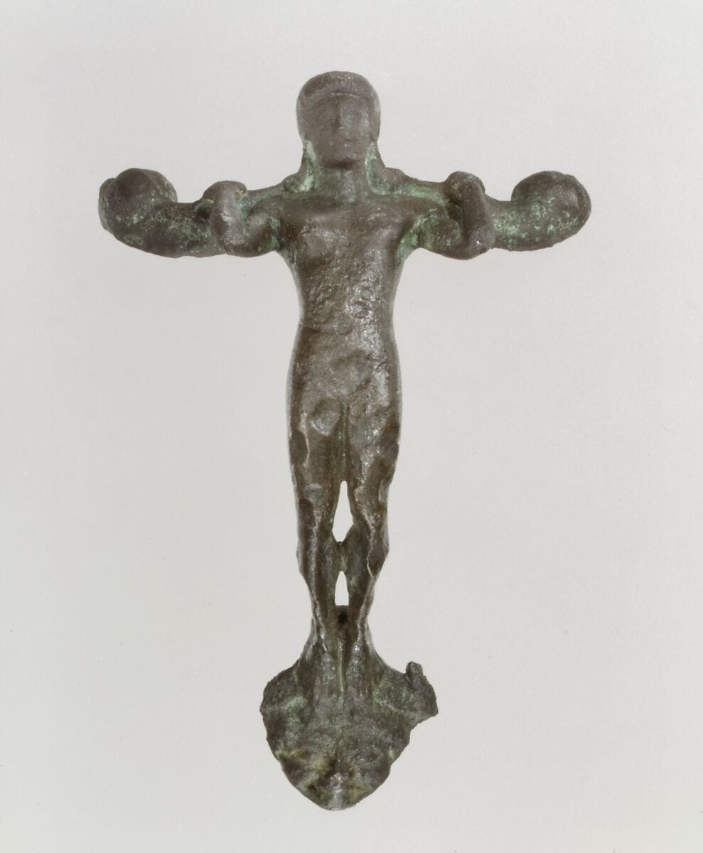 Handle in the form of a youth - image 1