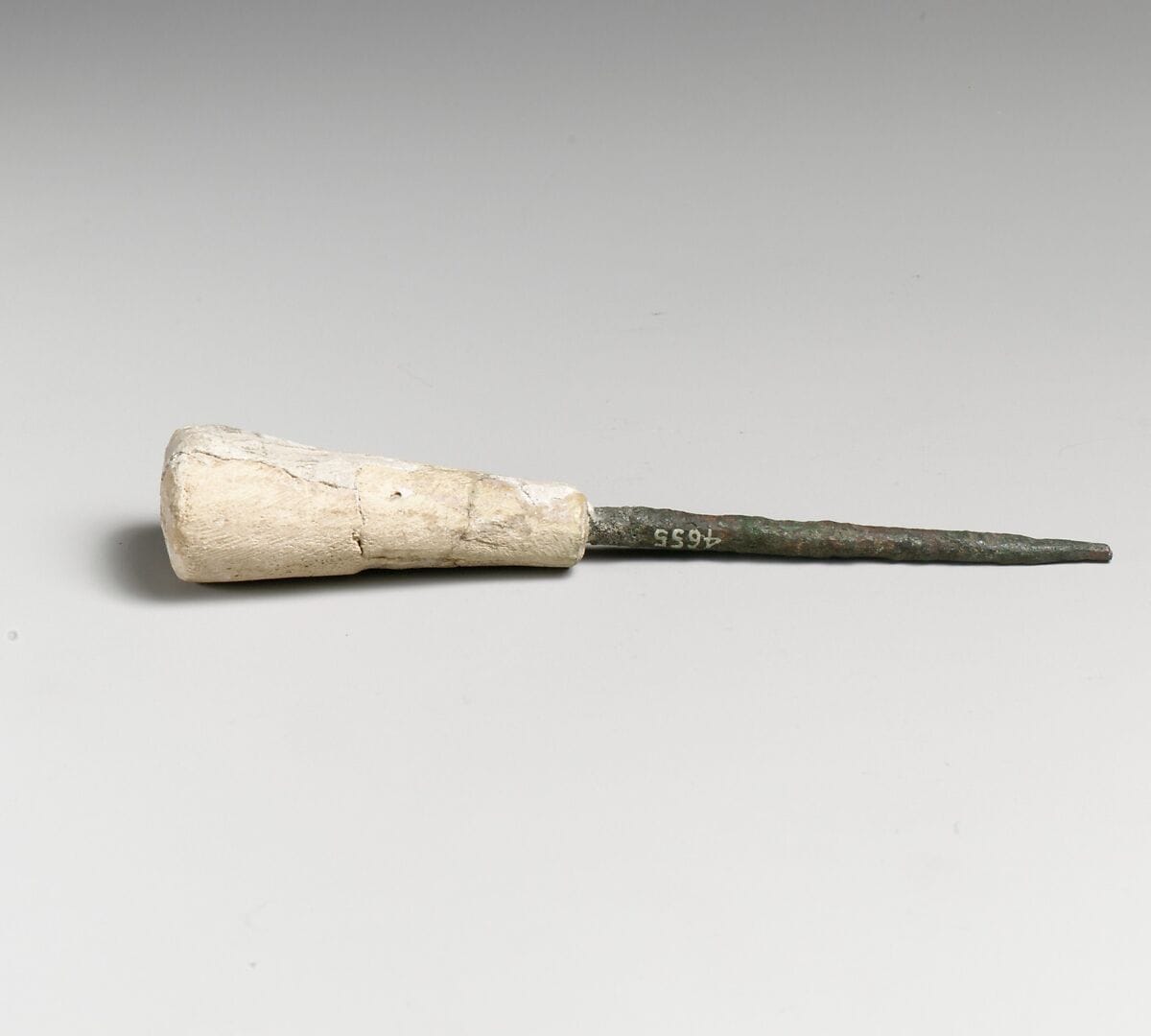 Bronze awl with bone handle - image 1